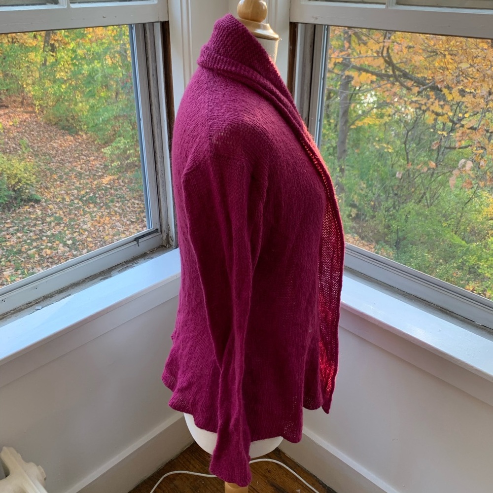 WOODEN SHIPS soft mohair blend open cardigan_4